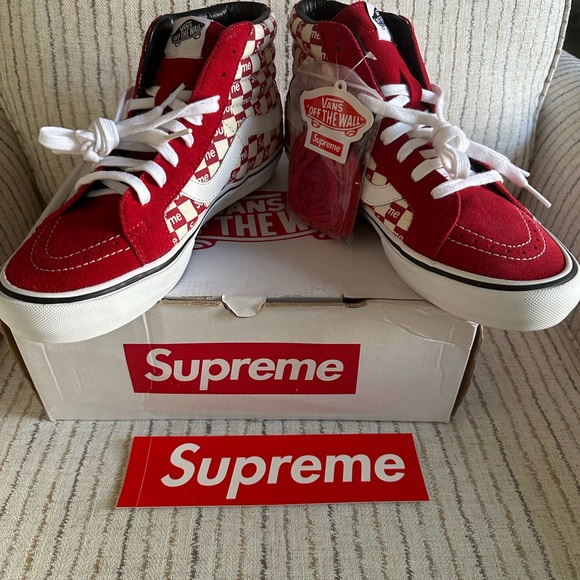 Vans/Supreme sk8 high pro size 8.5 M - Picture 2 of 7